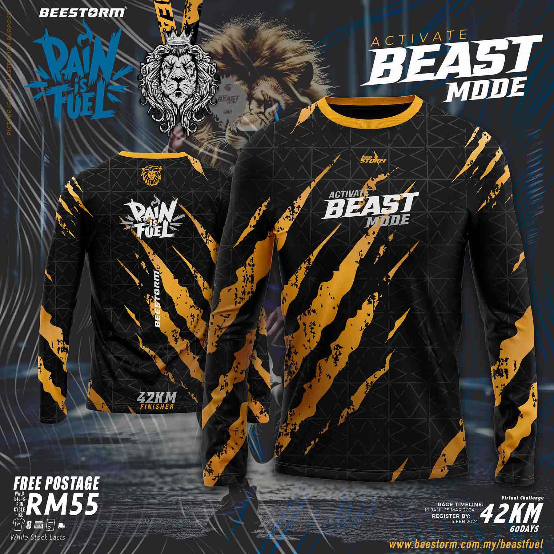 BEASTMODE : Pain Is Fuel 42K photo 2