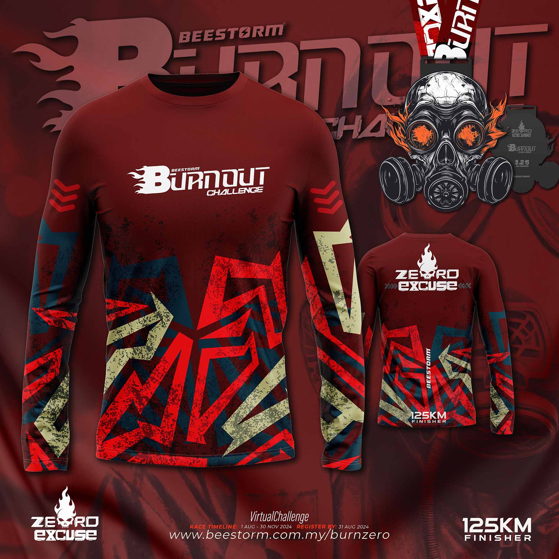 BURNOUT TEE (LS)