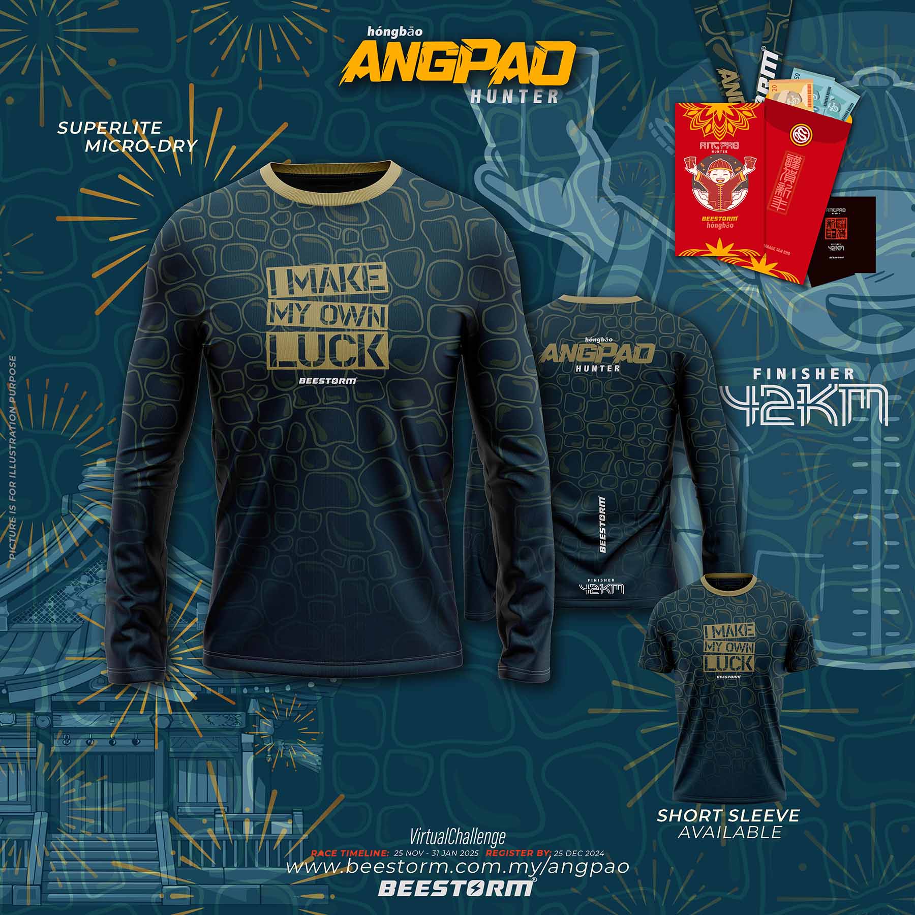 ANGPAO HUNTER TEE LS