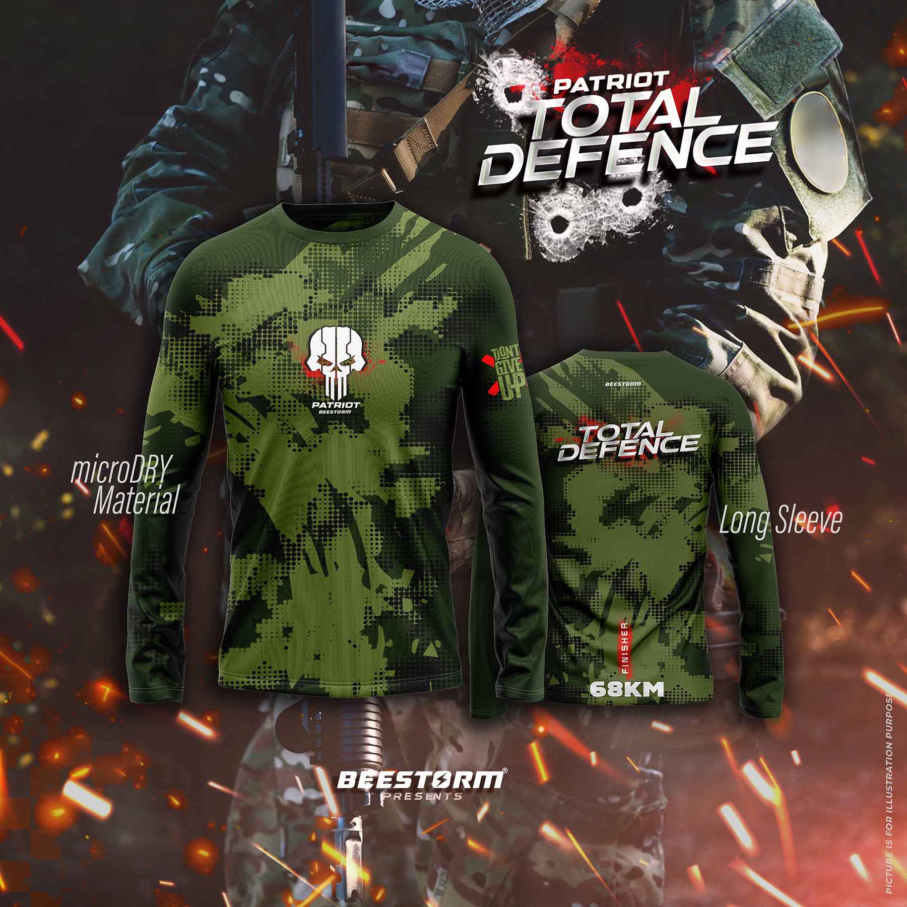 TOTAL DEFENCE | LS Tee